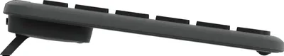 Immagine prodotto di Logitech Signature Slim K950, Dimensioni complete (100%), Senza fili, RF senza fili + Bluetooth, Interruttore a forbice, QWERTY, Grafite