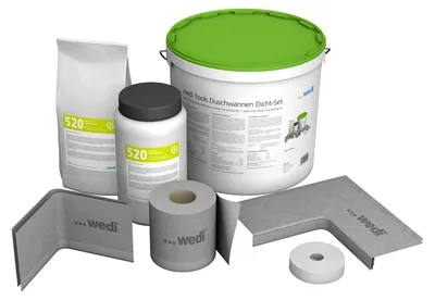 Image de Kit d’étanchéité wedi Tools pour tous types de receveur de douche à poser
