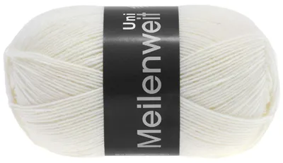 Produktbild von Lana Grossa - Meilenweit 100g 1345 wollweiß