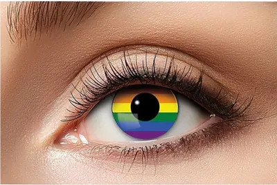 Produktbild von Pride Regenbogen Jahreslinsen - Fasching Halloween