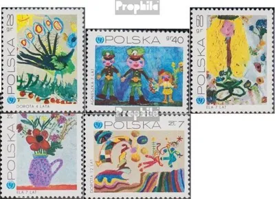 Produktbild von Briefmarken Polen 1971 Mi 2079-2086 (kompl.Ausg.) gestempelt 25 Jahre UNICEF