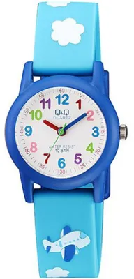 Immagine prodotto di Orologio Q&Q per bambini con cinturino in silicone, impermeabile 10 bar