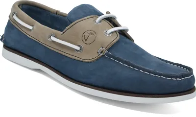 Produktbild von Herren Bootsschuhe Seajure Vicentina Camel und Blaues Nubukleder