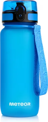 Produktbild von Trinkflasche Wasserflasche Sportflasche Fahrradflasche 650 ml Blau von Meteor