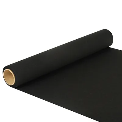 Produktbild von PAPSTAR Tischläufer "ROYAL Collection", schwarz, 5 m x 40 cm | Schrumpffolie (1 Rolle)