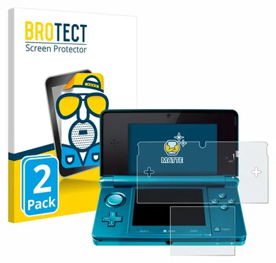 Produktbild von 2x BROTECT Schutzfolie für Nintendo 3DS Displayschutz Displayschutzfolie Folie Matt Entspiegelungsfolie
