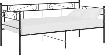 Obrázok produktu pre vidaXL Rám rozkladacej pohovky čierny kovový 90x200 cm