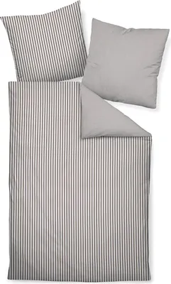 Produktbild von Janine Edelflanell Kissenhülle Kiss.  40x80 1 teilig  Chinchilla S 78060-57-602 vulkan