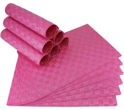 Produktbild von Tischset MODERN pink Tischunterlage als Tischdeko