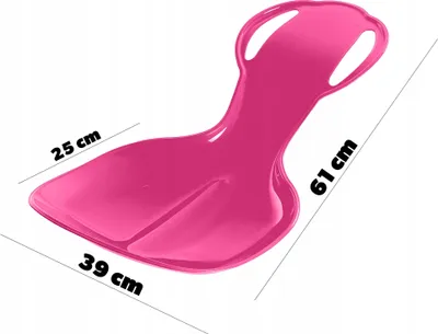 Immagine prodotto di Scivolo KADAX per bambini, scivolo da neve in plastica, disco da neve 59x39x17cm