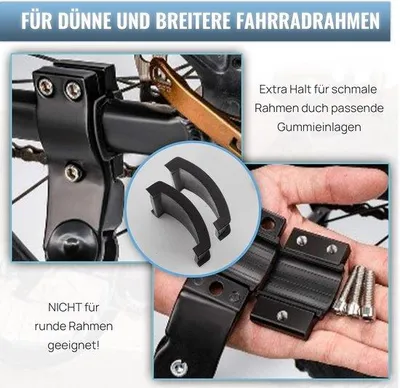 Produktbild von Famanu Universeller Fahrradständer höhenverstellbar - Schwarz