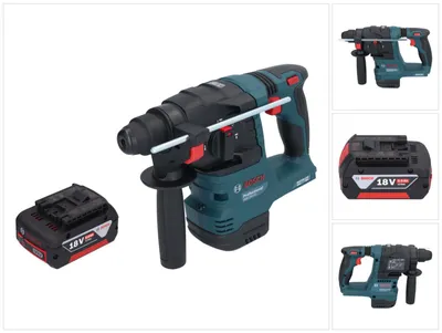 Produktbild von Bosch GBH 18V-22 Professional Akku Bohrhammer 18 V 1,9 J SDS Plus Brushless + 1x Akku 5,0 Ah - ohne Ladegerät