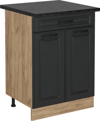 Obrázok produktu pre Kuchynská spodná skrinka Vicco R-Line Antracitový vidiecky dom 60 cm so zásuvkou, AP antracit, Model 53497