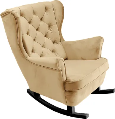 Produktbild von DomoHome Relaxsessel Armlehnensessel Armlehnen Fernsehsessel Loungesessel Polstersessel Couchsessel Armsessel Chair Wohnzimmersessel Ohrensessel | 102x81x95cm | Beige_29804