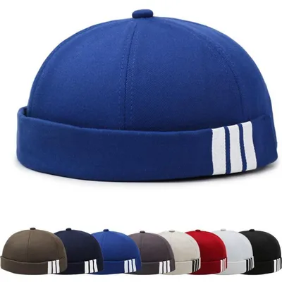 Produktbild von Docker Cap Herren Damen 100% Baumwolle Verstellbar Königsblau