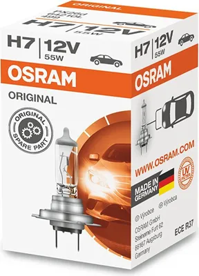 Produktbild von OSRAM ORIGINAL LONGLIFE H7 PX26d 12 V/55 W (1er Faltschachtel)
