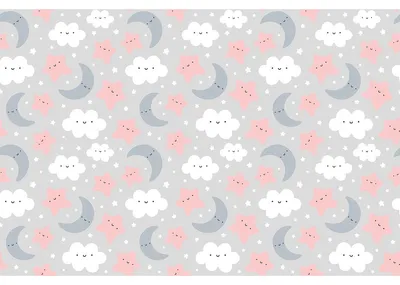 Immagine prodotto di Adesivi per mobili per bambini con nuvole e cielo stellato, 40 x 60 cm