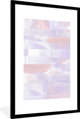 Produktbild von MuchoWow® Gerahmtes Poster Pastell - Farbe - Gestaltung 60x90 cm - Poster mit Schwarzem Bilderrahmen Wandposter Rahmen Foto Bilder - Dekoration - Wandposter Wohnzimmer - Hochwertig