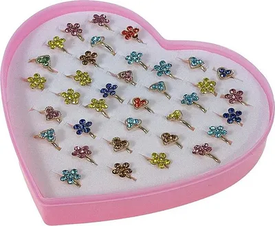 Obrázok produktu pre Piercingy 36ks/box srdce 05794