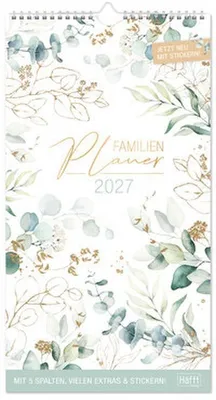 Produktbild von Familienplaner Blattgold 2027