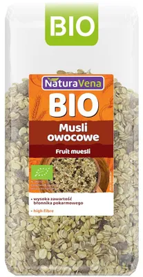 MUSLI OWOCOWE BIO 300 g - NATURAVENA