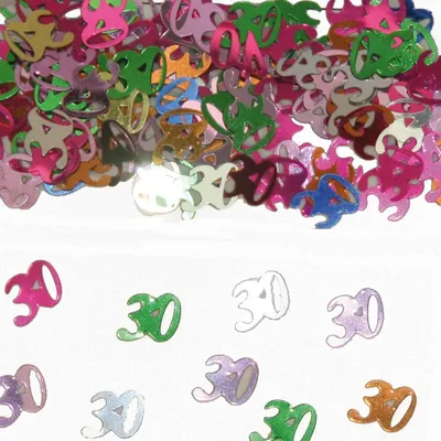 Produktbild von Folat 05314, Loses Konfetti, Mehrfarbig, Anzahl, Geburtstag, 80 mm, 20 mm