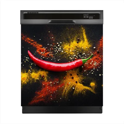 Produktbild von Magnete Dekorative 60x60 cm Küche Magnetmatte Spülmaschine - Paprika Gemüse