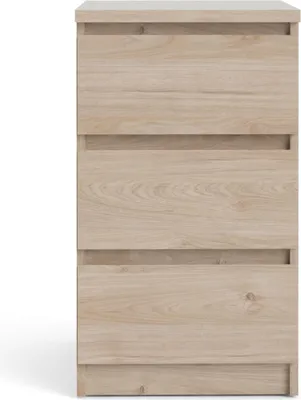 Image de Commode Nada 3 tiroirs finition hickory.