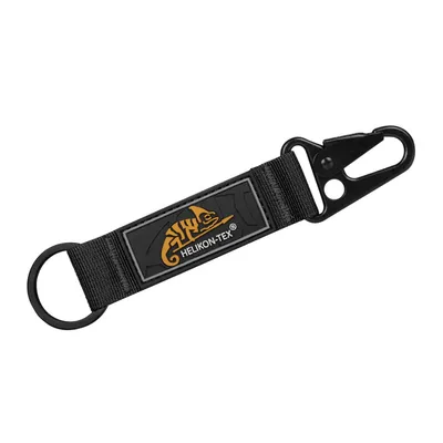 Produktbild von Karabiner-Schlüsselanhänger mit Helikon-Tex-Logo, schwarz