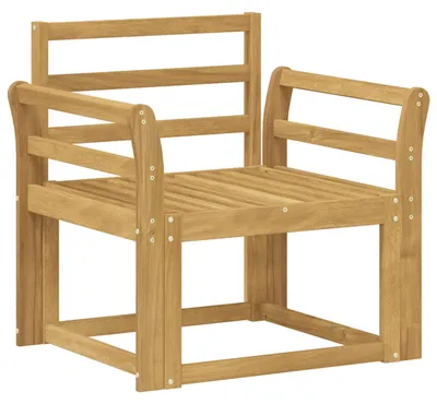 Image de Ensemble de canapés d'extérieur vidaXL en bois massif d'acacia blanc