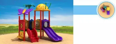 Obrázok produktu pre Detský kútik so šmykľavkami Zábava pre deti Záhradné ihriská