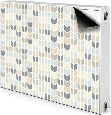 Produktbild von Magnet Verkleidung Abdeckung Heizkörperabdeckung Heizkörperabdeckung 90x60 cm  - Geometrische, Textur