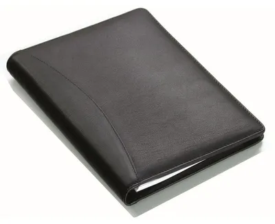 Zdjęcie produktu dla Etui do pisania Alassio "BORMIO", DIN A5, imitacja skóry , czarne
