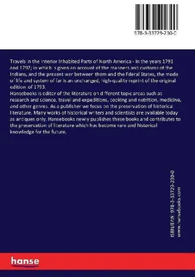 Produktbild von Travels in the Interior Inhabited Parts of North America