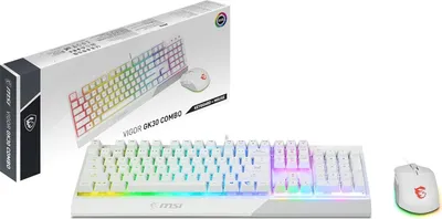 Produktbild von Combo IT Semi Mechanische Gaming-Tastatur + Maus Gaming Clutch GM11, RGB Mystic Light, Multimedia-Hotkey, wasserabweisend, ideal auch für Büro