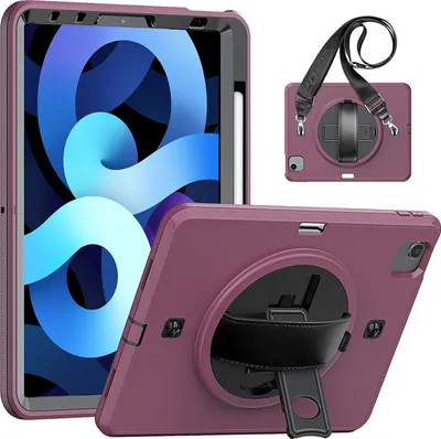 Produktbild von Gepanzerte Hülle mit Schwenkständer für iPad Air 4/iPad Pro 11 Maroon