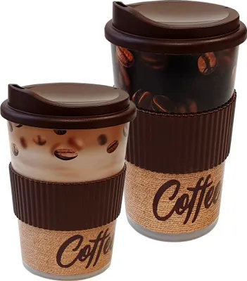 Immagine prodotto di tazza con beccuccio 0,4l, con bracciale, PH EKOLINE COFFEE
