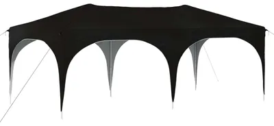 Zdjęcie produktu dla Namiot imprezowy rozkładany 575 x 288 x 245 cm Czarny