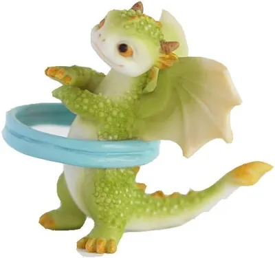 Productafbeelding van Miniatuur feeëntuin sport drakenfiguren hoelahoep draak