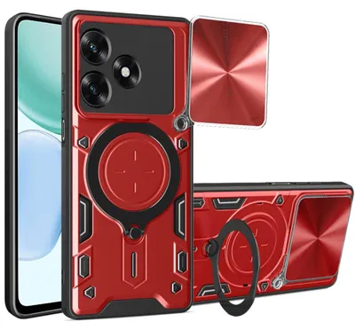 Produktbild von Techsuit - CamGuard Pro Hülle für Honor X5c Plus - rot
