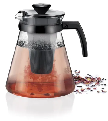 Tee-/Kaffeezubereiter 1,7 L mit Infuser, 18 x 15,8 x 21,8 cm