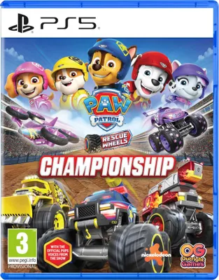 Obrázek produktu pro BANDAI NAMCO Entertainment PAW Patrol Rescue Wheels: Championship, PS5, PlayStation 5, Režim multiplayer, Očekáváno hodnocení