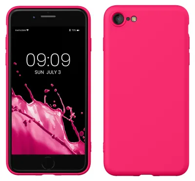 Produktbild von kwmobile Handyhülle für iPhone SE 2022 Hülle / iPhone SE 2020 / iPhone 8 / iPhone 7, für iPhone SE Hülle - Schutzhülle für kabelloses Laden - Case in