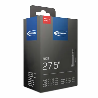 Produktbild von Schwalbe 10400163, Presta-Ventil, 27.5", 40 - 62 mm, 4 cm, Gummi, Schwarz