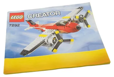 Produktbild von 1x Lego Bauanleitung Heft 2 Creator Airport Propeller Flugzeug 7292