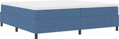 Produktbild von Plattformbettgestell Blau 200 x 200 cm Cordstoff