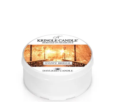 Produktbild von Kringle Candle Duftkerze Daylight Maxi-Teelicht Snowy Bridge