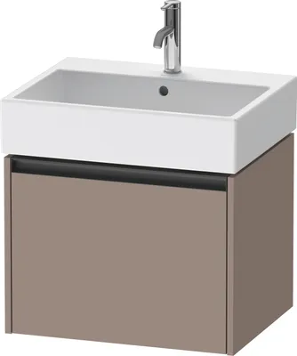 Produktbild von Duravit Ketho.2 Wastafelonderkast 58,4x46x44 cm Mat Basalt