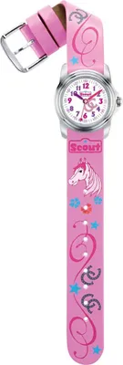 Produktbild von Scout Kinder Uhr Lernuhr Sweeties Pferd Hufeisen Mädchenuhr 280301022