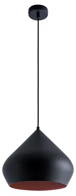 Produktbild von Pendelleuchte Küchenlampe Hängelampe Esszimmer Esstischlampe Industrial ø38cm Farbe Schwarz Kupfer